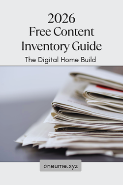 Content inventory example